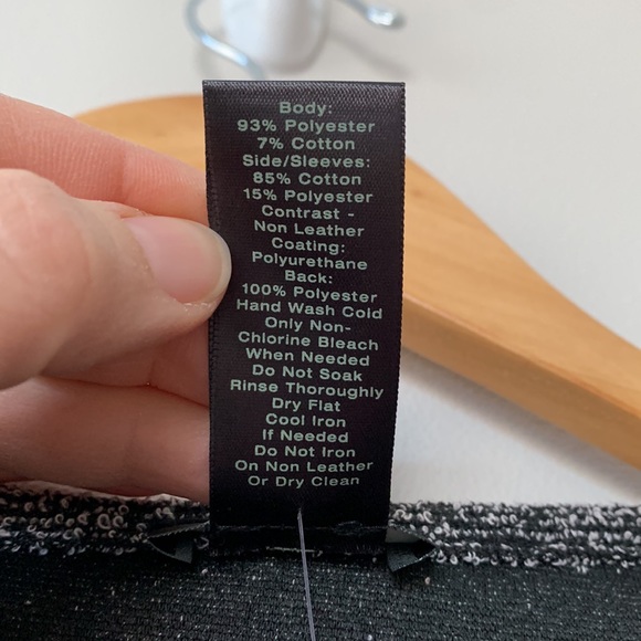 NWT Ann Taylor hourglass top with leather insets - Picture 6 of 6